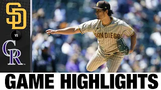 Padres vs. Rockies Game Highlights (5/12/21) | MLB Highlights