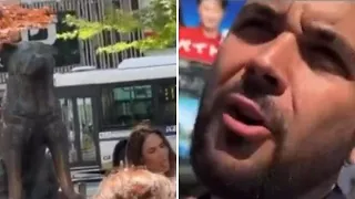 Cicciogamer accusa Ilary Blasi: «Ha saltato la fila per scattare un selfie con il cane Hachiko ...