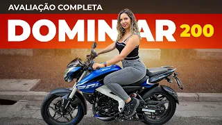 DOMINAR 200 ABS TESTE DOMINAR BAJAJ 200 PREÇO, CORES, PRÓS E CONTRAS, CONSUMO E SEGURO | REVIEW