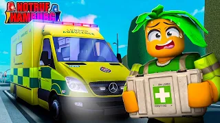 24 STUNDEN als NOTARZT ARBEITEN in Notruf Hamburg! (Roblox Notruf Hamburg👮‍♂️| Story Deutsch)