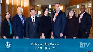 Bellevue City Council Meeting - September 20, 2021