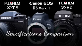 canon r6 mark ii vs canon r6 || canon r6 mark ii vs fuji xH2 || canon r6 mark ii specs