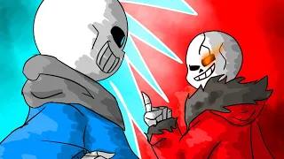 hardtale!sans vs hardmode!sans [collab animation-abandoned]