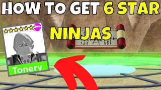 HOW TO GET 6 STAR NINJAS IN ROBLOX Anime Ninja War Tycoon
