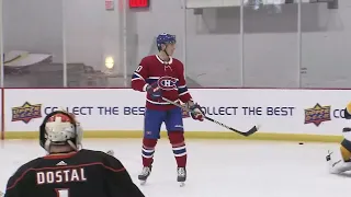 Juraj Slafkovsky 1st time in Habs Gear (With #20)