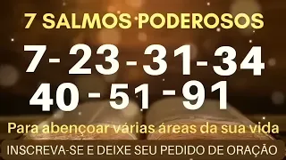 Os 7 Salmos mais Poderosos Para abençoar várias áreas da sua vida. #oração #salmos