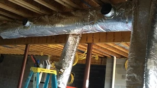 Trunk Duct - Insulating and Installing