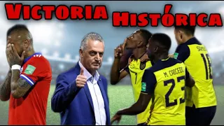 HISTORICA victoria Ecuatoriana en Chile 0-2 ECU | Vidal salió llorando 😭