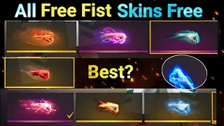FREE FIRE ALL FREE FIST SKIN FREE FIRE FIST COLLECTION 2021 LEGENDARY RARE FIST FREE FIRE