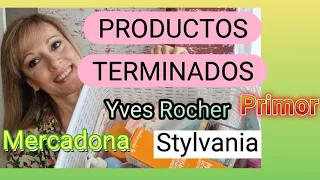 ⭐️PRODUCTOS TERMINADOS #mercadona  #stylvania #Yvesrocher #primor