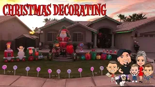 CHRISTMAS DECORATING SHOPPING 2018 | INFLATABLES | D&D FAMILY VLOGS