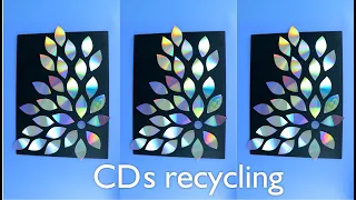 DIY Room Decor / CD wall art ideas / Easy recycled project
