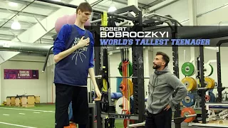 Catching up with world's tallest teenager Robert Bobroczkyi