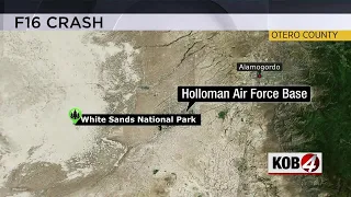 F-16 jet crashes near Holloman Air Force Base