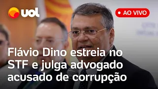 🔴 Flávio Dino estreia no STF: Primeira Turma julga advogado por corrupção e lavagem de dinheiro