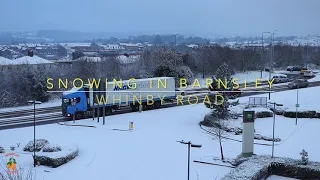 Snowing in Barnsley, Whinby Road, January 2nd, 2021