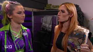 Tegan Nox confronts Becky Lynch | RAW September 25, 2023 WWE