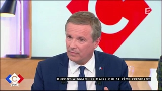 Dupont-Aignan, le maire qui voulait être Président - C à vous - 14/04/2017