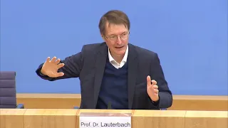 Bundesgesundheitsminister Prof. Karl Lauterbach zur aktuellen Corona-Lage am 18.02.2022