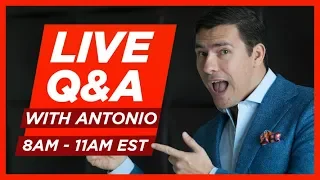 🔴 LIVE Q&A Ask Antonio Anything 🔴 RMRS Coffee & Style FRIDAY Sept 14th @ 8AM EDT US 🔴