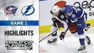 НХЛ Плей-офф 2020/ Тампа Бэй VS Коламбус /Обзор матча/ 12.08.20/Tampa Bay Lightning VS Columbus