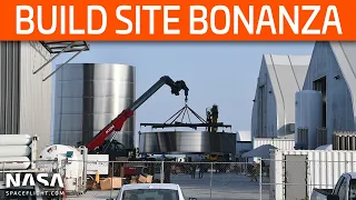 SpaceX Boca Chica - Build Site Bonanza - SN5 Nearly Ready