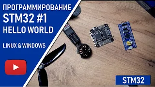 STM32 #1: Программирование STM32 начало | HelloWorld | Linux и Windows #STM32