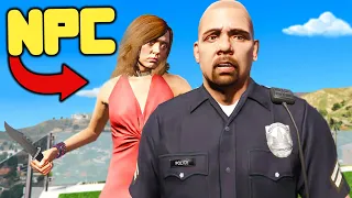 NPC Hitman Takes Out Cops in GTA 5 RP