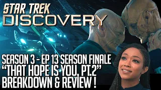 Star Trek Discovery Season 3 Episode 13 Season Finale Review!