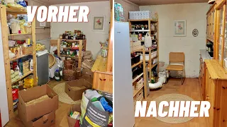 Vorratskammer unser 10 Köpfigen Familie ausmisten und neu ordnen | VLOG