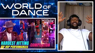 DANCER REACTS TO WORLD OF DANCE | Hardest Hitting Hip Hop Performances on WOD Compilation REACTION