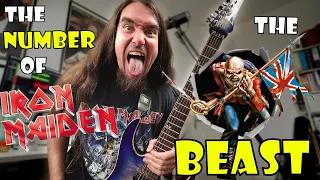 IRON MAIDEN - THE NUMBER OF THE BEAST (Vocal & Guitar Cover) One Shot!