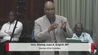 Presentation by PPP/C MP Hon Juan Edghill during SARA Bill debate April 13th 2017