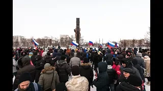 Забастовка избирателей в Красноярске 28.01.18.