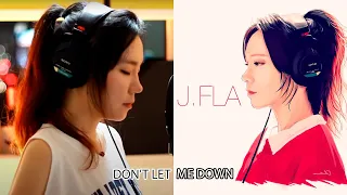 The Chainsmokers - Don't Let Me Down ( cover by J.Fla ) With original clip