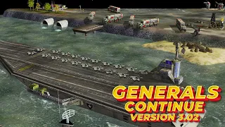 USA Super vs 3 GLA Demolition | Mod GENERALS CONTINUE 3.02 | C&C Generals Zero Hour