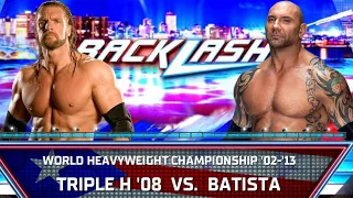 WWE 2K24 FULL MATCH: Batista vs. Triple H — World Heavyweight Title Match: WWE Backlash 2005