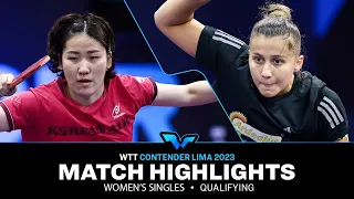 Lee Eunhye vs Helga Dari | WS Qual | WTT Contender Lima 2023