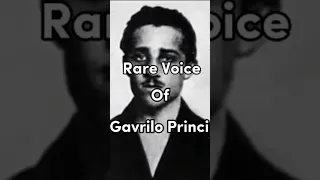 rare voice kf gavrilo princip before killing bosnian president