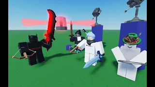 Speedrunner vs 4 Hunters - Can I win?  Roblox Bedwars