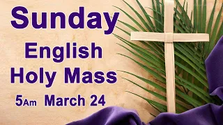 Catholic Mass Today I Daily Holy Mass I Sunday March 24 2024 I English Holy Mass I Palm Sunday