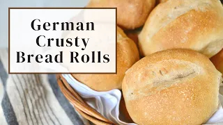 How to Make Crusty German Bread Rolls