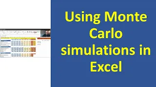 Using Monte Carlo simulations for valuation