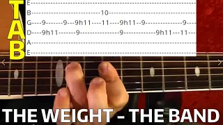 The Weight by The Band - Guitar Lesson WITH TABS