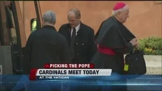 Cardinals meet at the Vatican awaiting conclave