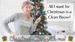 CLEAN WITH ME 2021 FOR CHRISTMAS | HOLIDAY CLEANING MOTIVATION | A CLEAN HOUSE FOR CHRISTMAS