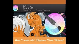 How I make art: Beginner Krita Tutorial