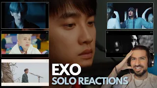 FIRST TIME REACTION TO EXO SOLO PROJECTS! (D.O., Kai, Xiumin, Baekhyun, Chen, Lay) |🧊 PART 1!