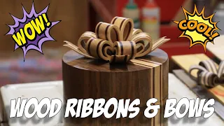 Wood Ribbons and Bows