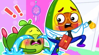 When Dad's Away Song 😭💼 Don't Cry Baby 😢 II + More Kids Songs & Nursery Rhymes by VocaVoca🥑